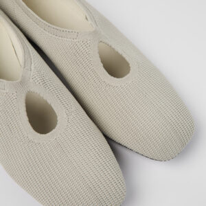 Casi Myra Gray one-piece knit ballerinas for women
