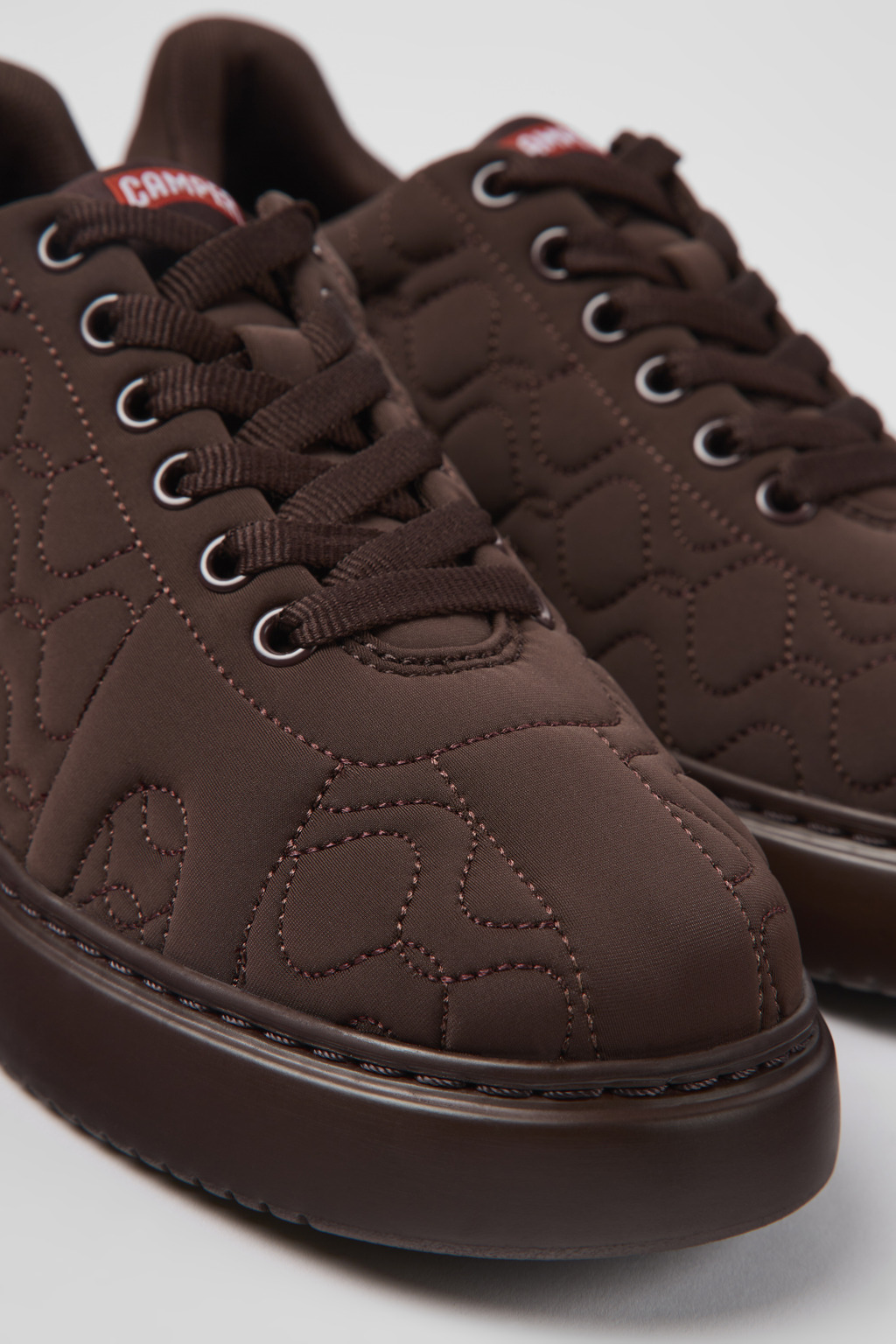 Runner K21 Burgundy textile sneakers for women