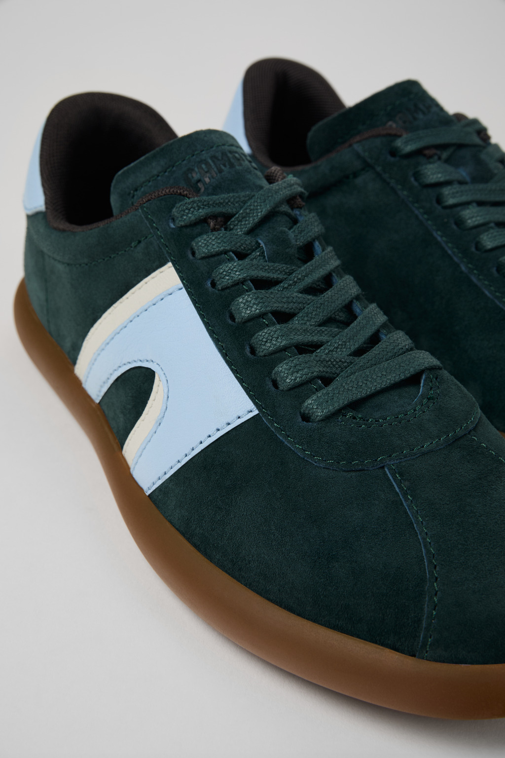 Pelotas Soller Green Nubuck/Leather Sneaker for Women