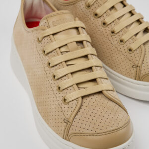 Runner Beige Nubuck/Leather Sneaker for Women
