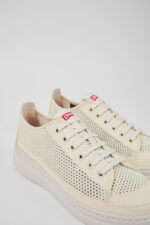 Runner White Textile Sneaker for Women