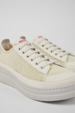 Runner Multicolor Lyocell Mesh and Leather Sneakers for Women.