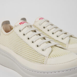 Runner Multicolor Lyocell Mesh and Leather Sneakers for Women.
