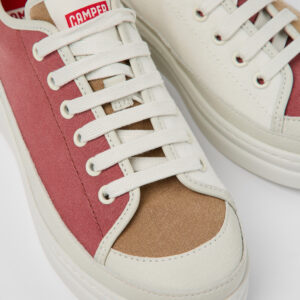 Twins Multicolored Textile/Leather Sneaker for Women