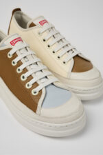 Twins Multicolored Leather Sneaker for Women