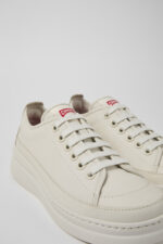 Runner Up White Leather Women's Sneakers.