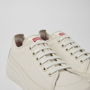 Runner Up White Leather Women's Sneakers.