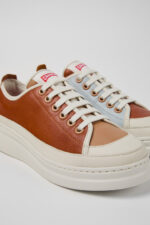 Twins Multicolor Leather Women's Sneaker.