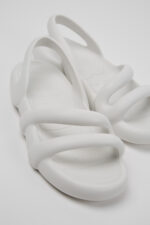 Kobarah Flat White Sandals.