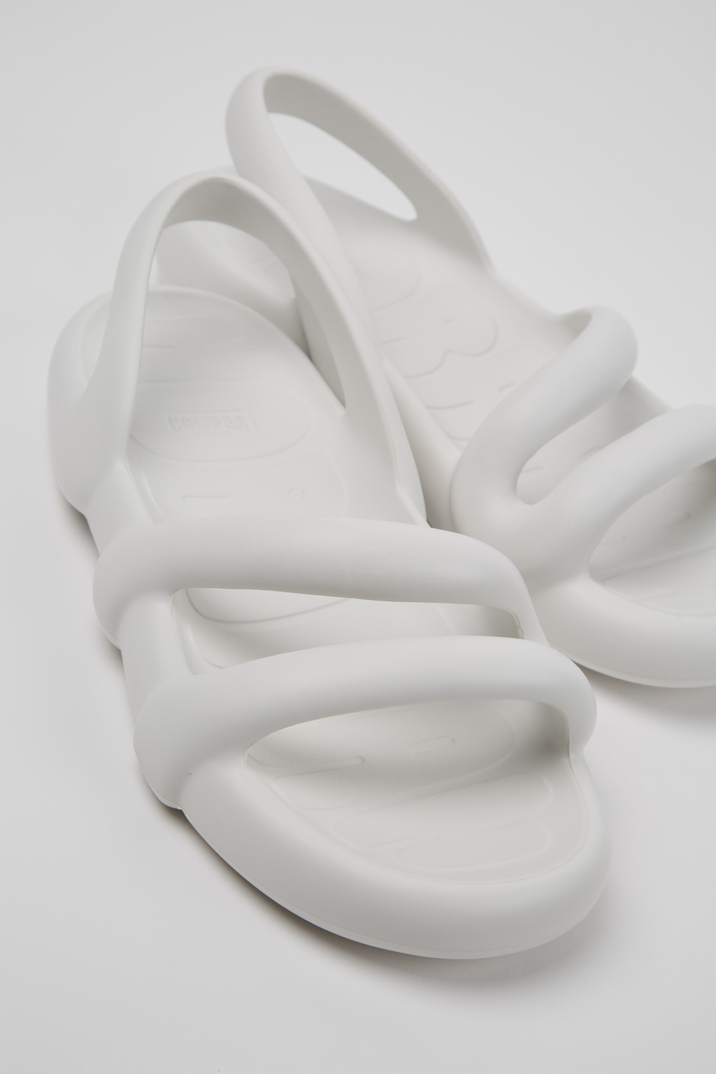 Kobarah Flat White Sandals.