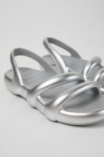 Kobarah Flat Silver Sandals.