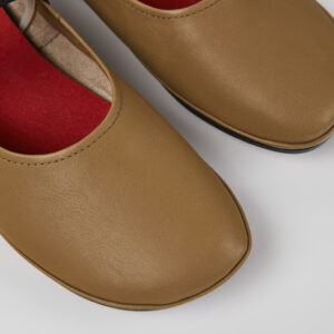 Right Brown Leather Mary Jane for Women