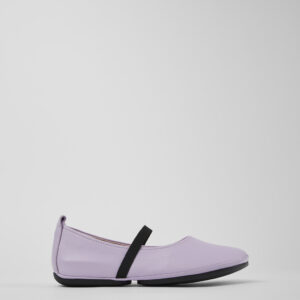 Right Purple Leather Mary Jane for Women