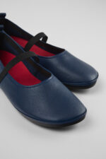 Right Nina Blue Leather Shoes for Women.