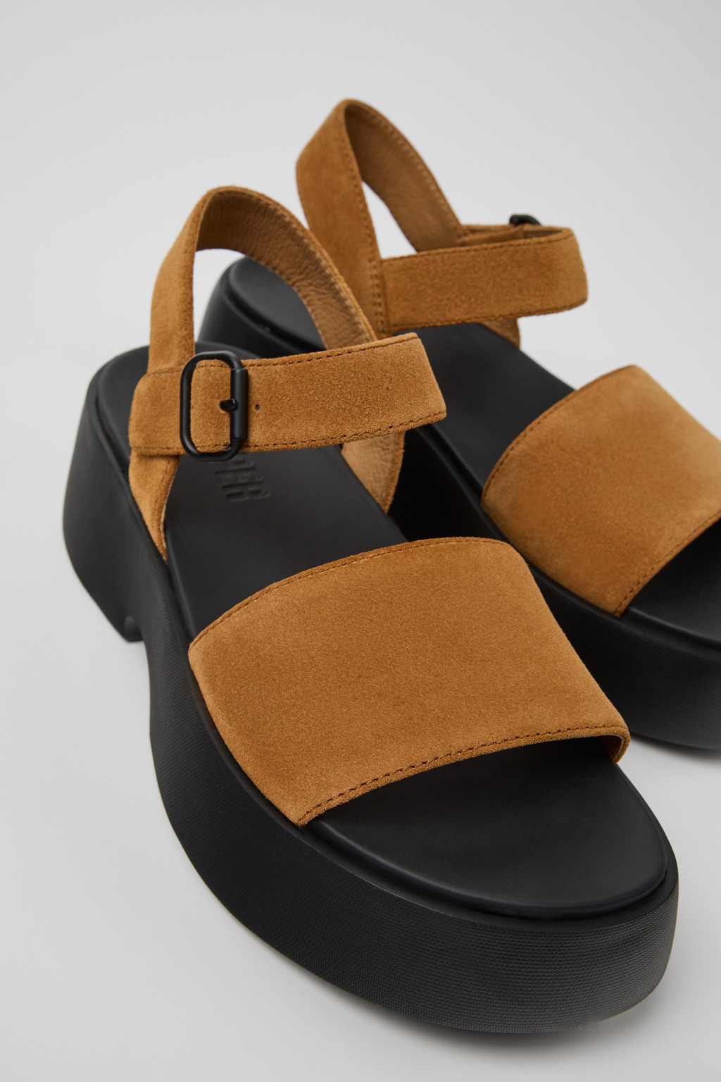 Tasha Brown Nubuck Sandals for Women.