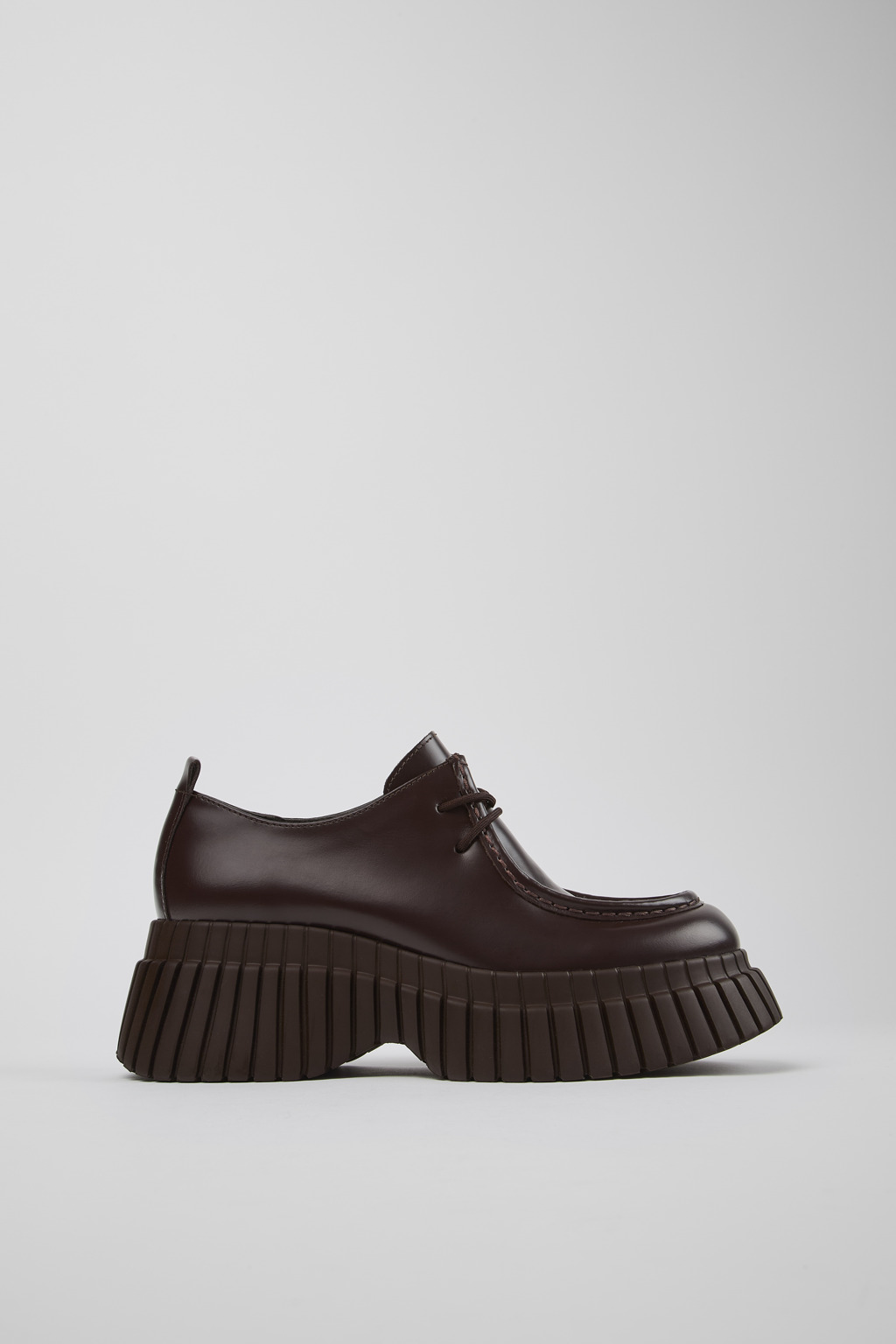 BCN Brown leather shoes for women