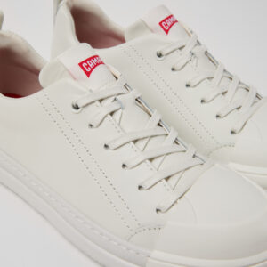 Junction Runner White Leather Sneakers for Women.