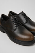Dean Black Leather Shoes for Women.