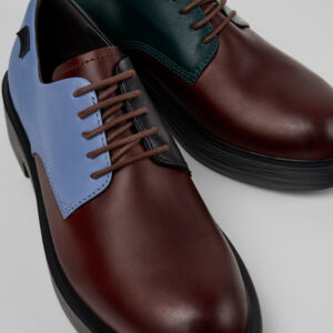 Twins Multicolor Leather Shoes for Women.