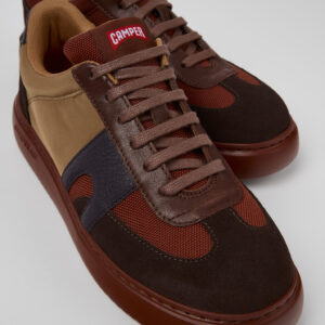 Runner K21 Multicolored Textile and Nubuck Sneakers for Women