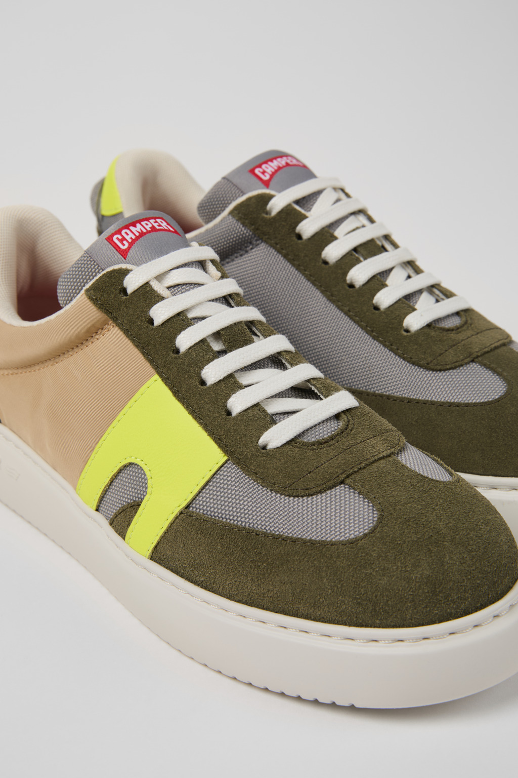 Runner K21 Sorona® Multicolor Recycled PET and Nubuck Women's Sneakers.