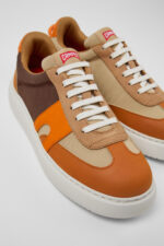 Runner K21 Sorona® Multicolor Recycled PET and Nubuck Sneakers for Women.