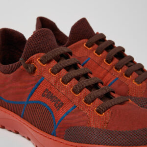 Peu Serra 360º Durable Burgundy Engineered Material Sneakers for Women