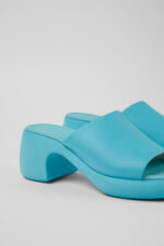 Thelma Sandal Blue Leather Sandals for Women.