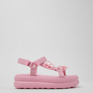 Twins Pink Recycled PET Sandals for Women.