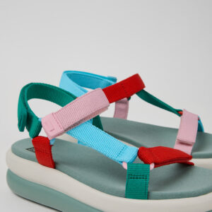 Twins Multicolor Recycled PET Sandals for Women.