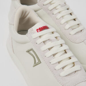 Pelotas XLF White Leather and Nubuck Sneakers for Women.
