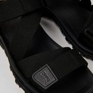 Drift Trail Sandal Black Textile Sandals for Women.