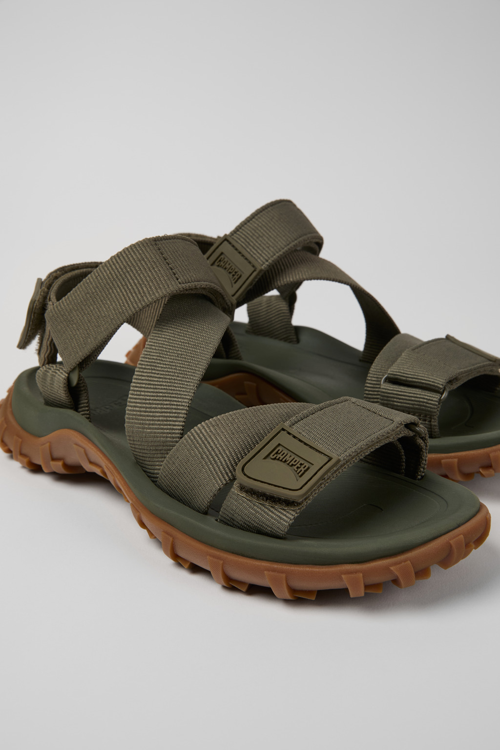 Drift Trail Sandal Green Recycled PET Sandals for Women.