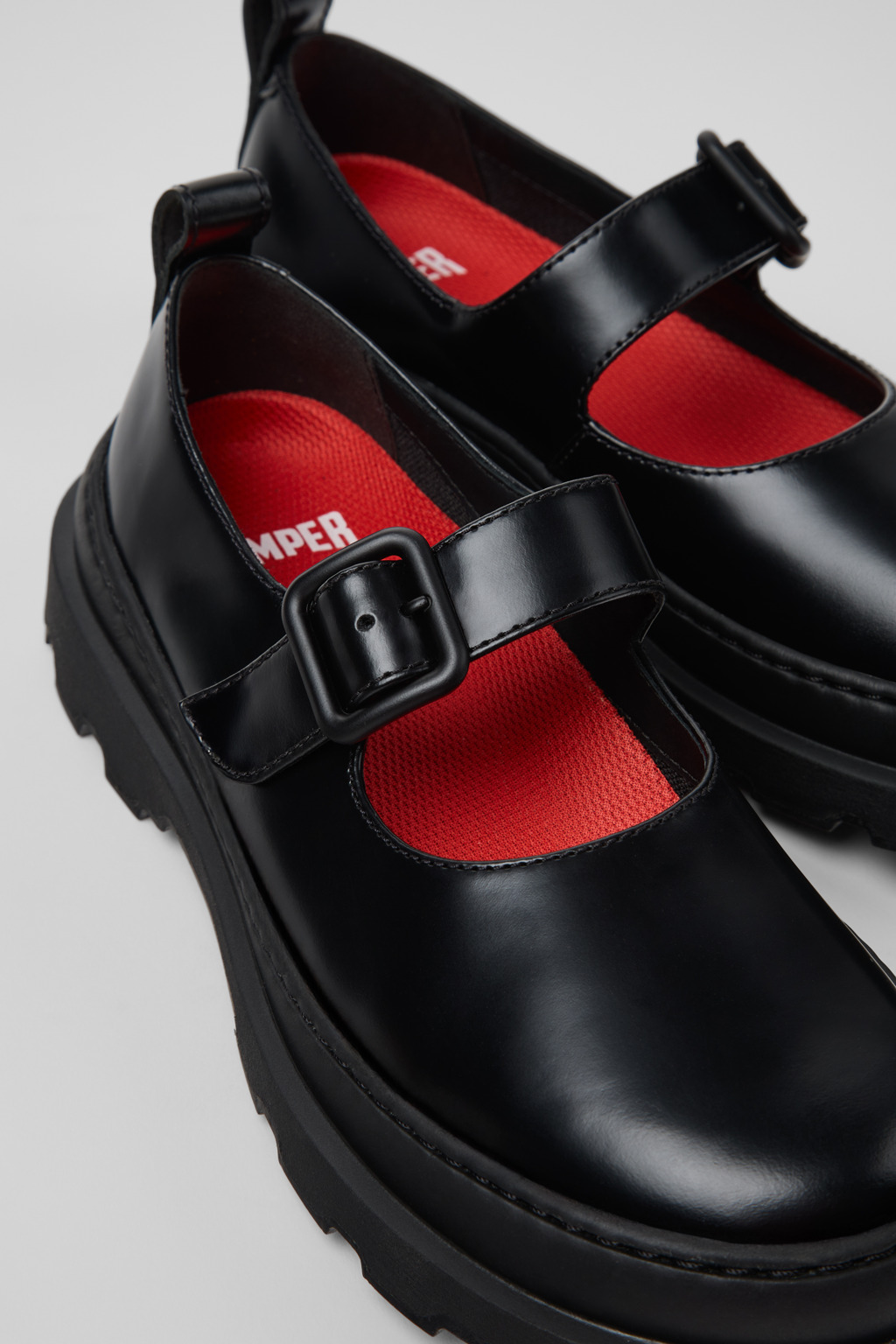 Brutus+ Black Leather Moccasins for Women.