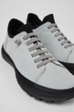 Peu Serra 360º Durable Gray Leather Sneakers for Women