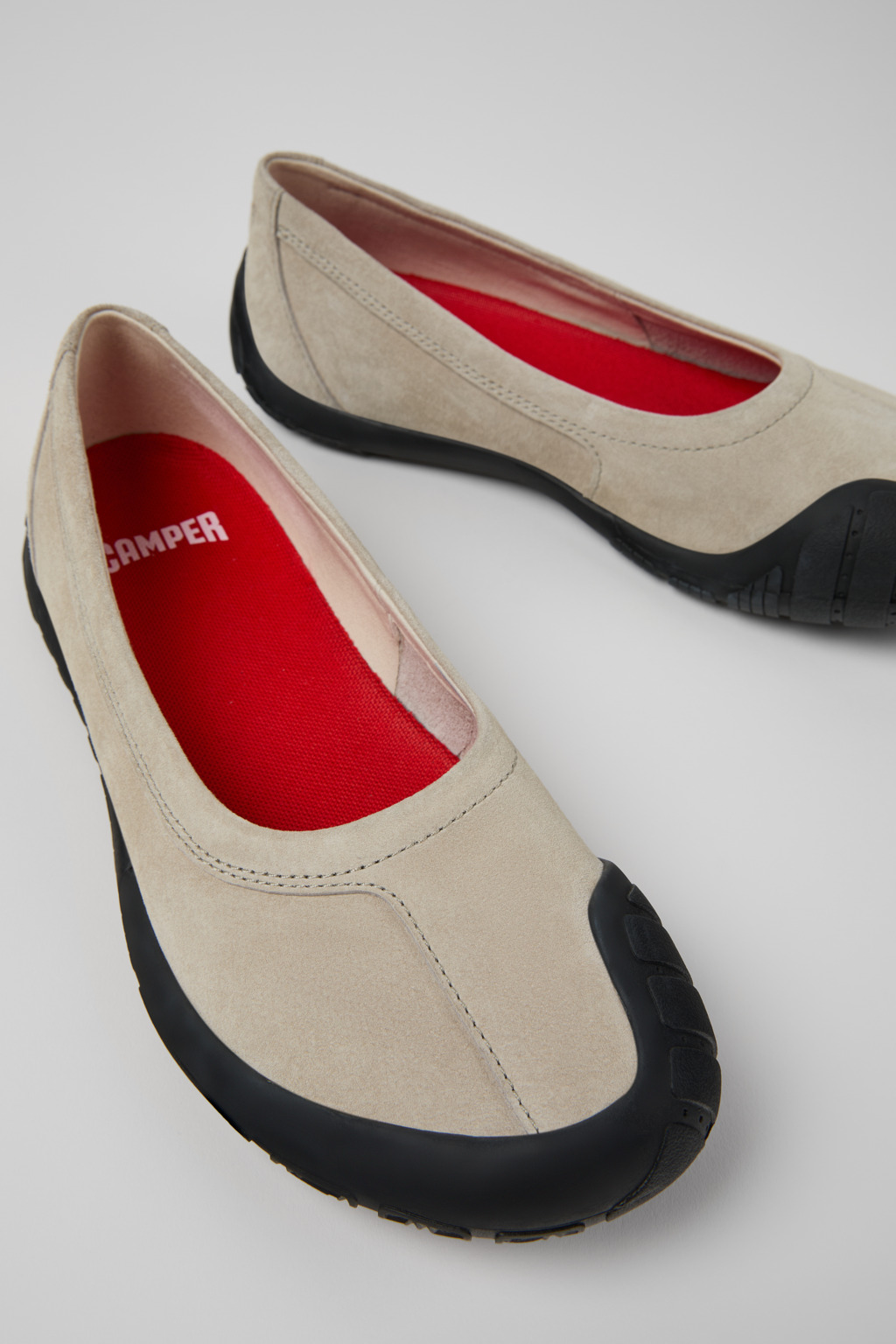 Peu Path Gray Nubuck Sneakers for Women.