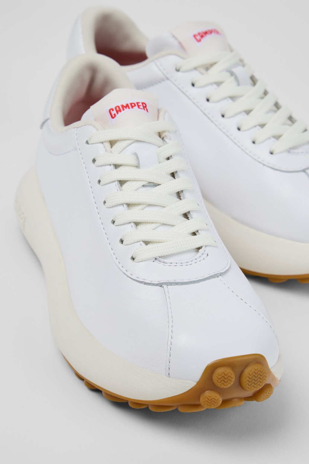 Pelotas Athens White Leather Sneakers for Women.