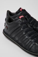 Beetle GORE-TEX Black leather ankle boots for men