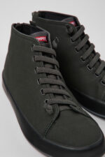 Andratx Gray Textile Sneaker Boots for Men.