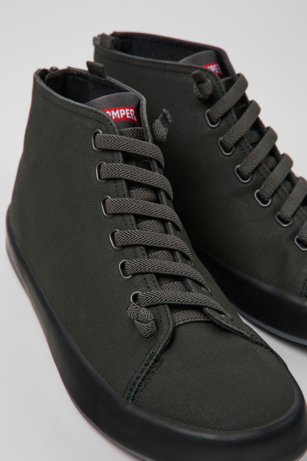 Andratx Gray Textile Sneaker Boots for Men.