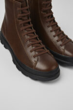 Brutus Brown medium lace boot for men
