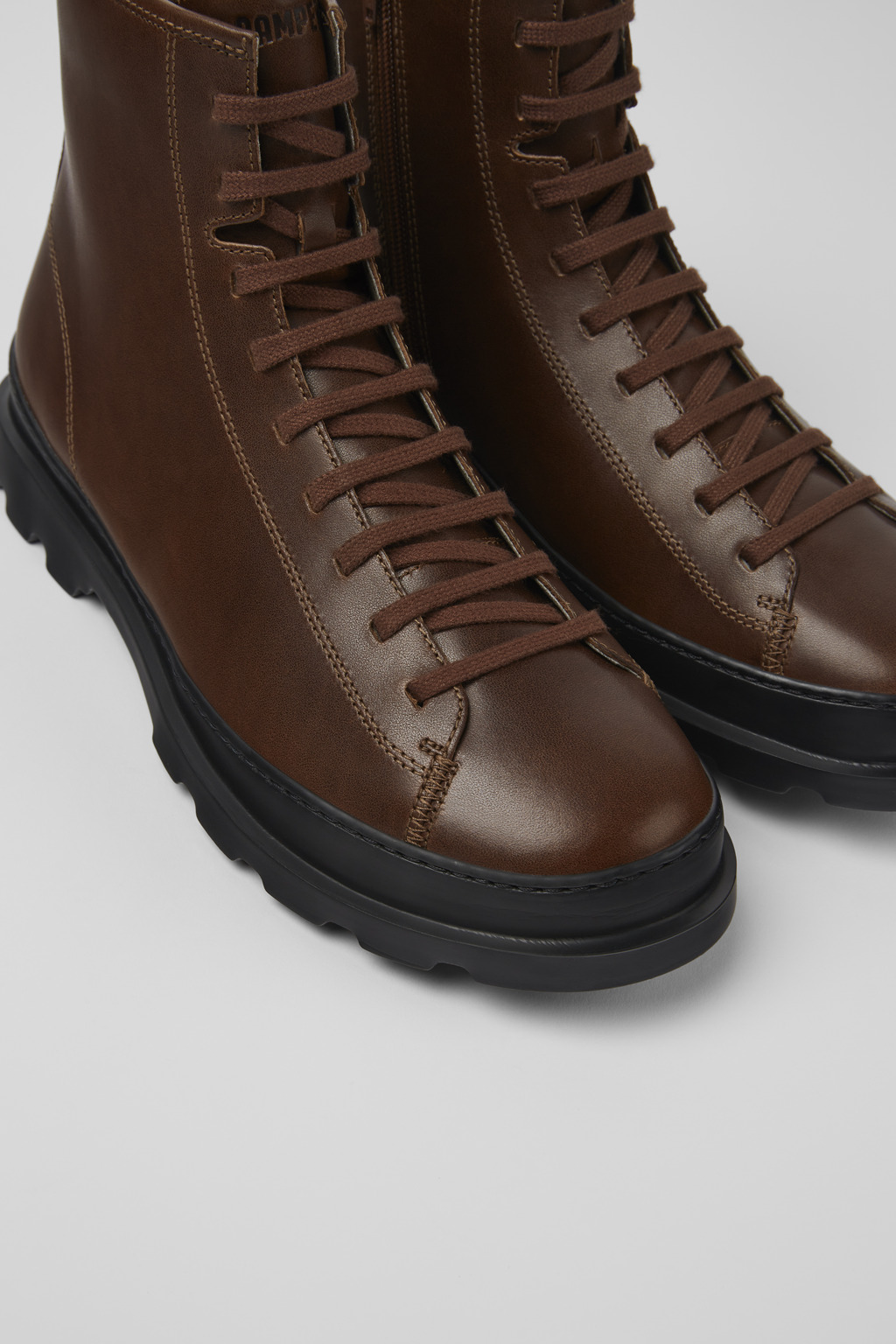 Brutus Brown medium lace boot for men