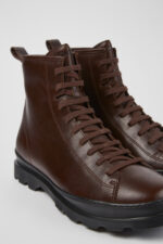Brutus Burgundy medium lace boot for men