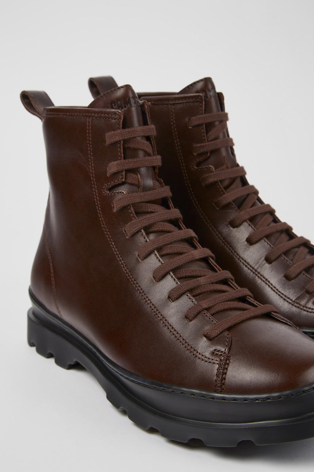 Brutus Burgundy medium lace boot for men