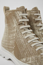 Brutus White-beige brushed nubuck boot for men