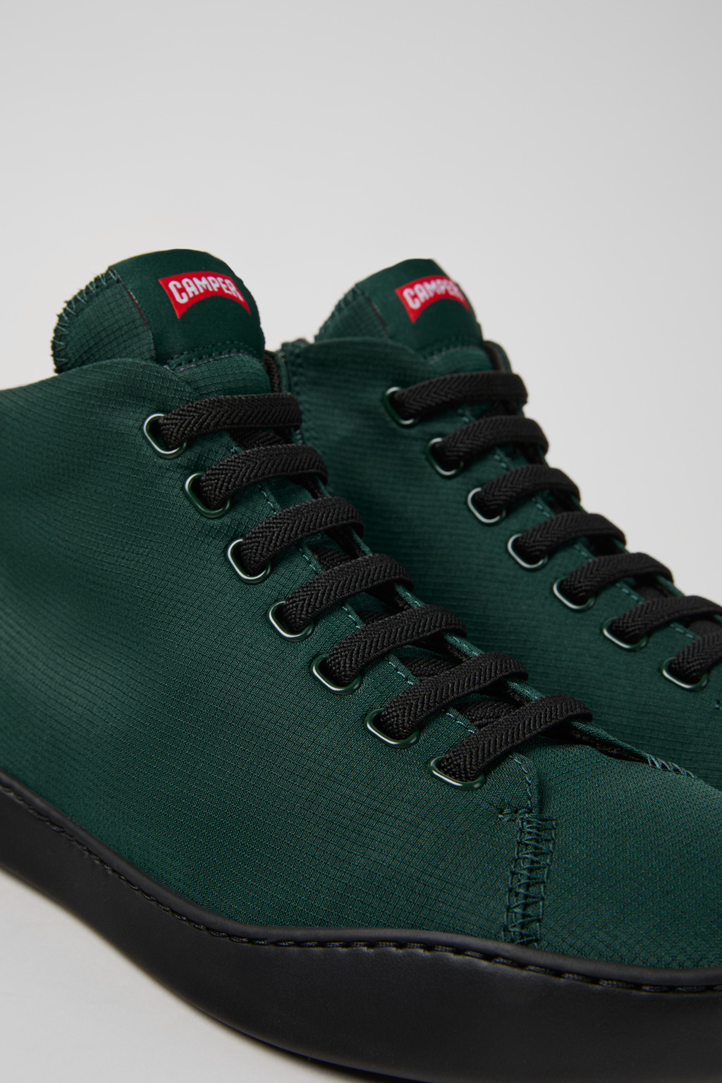 Peu Touring Green Textile Sneaker Boots for Men.