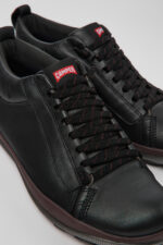 Peu Pista GORE-TEX Black leather shoes for men