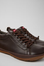 Peu Pista GM GORE-TEX Brown Leather Ankle Boots for Men.