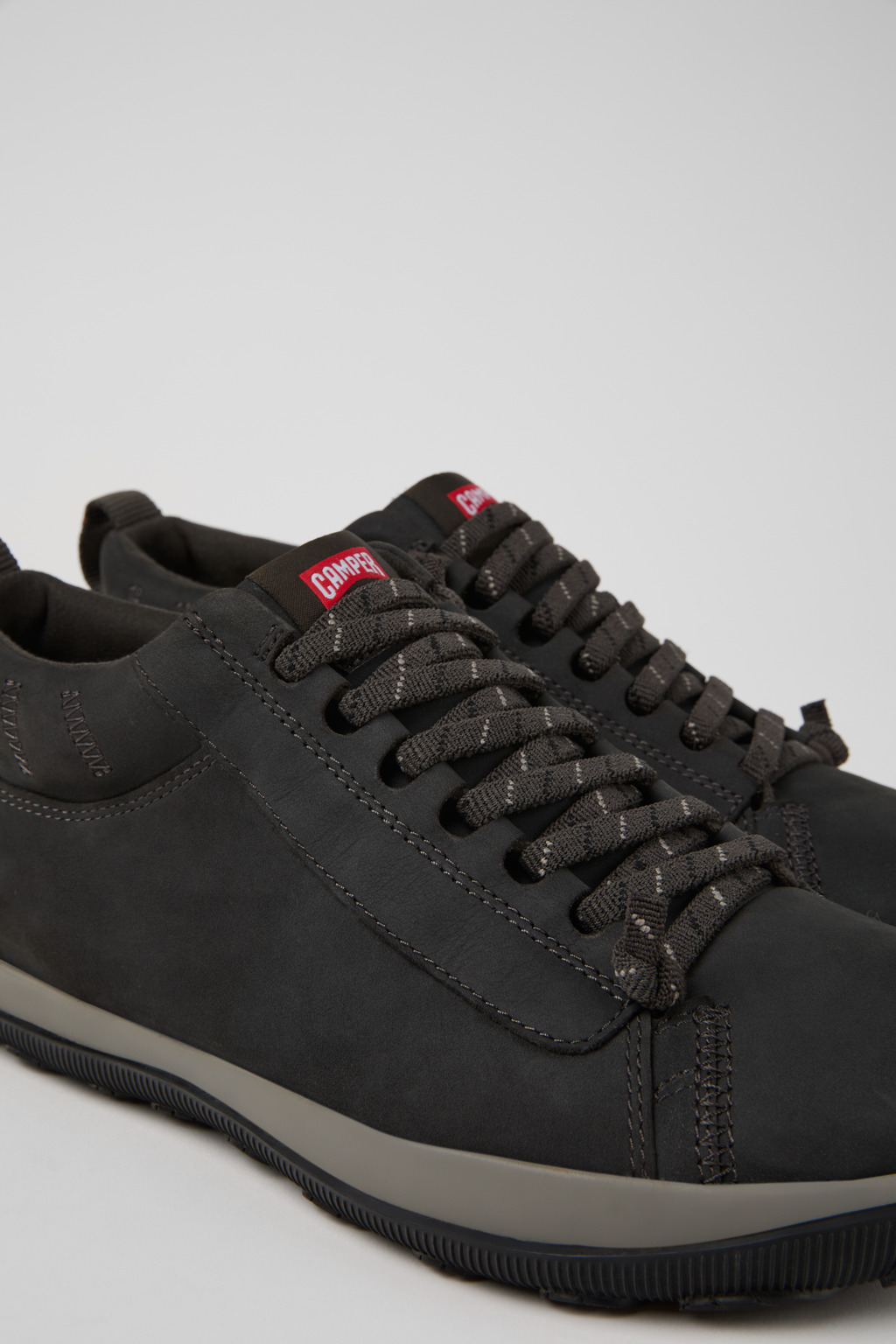 Peu Pista GM GORE-TEX Gray Nubuck Ankle Boots for Men.
