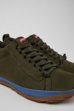 Peu Pista GM GORE-TEX Green Nubuck Ankle Boots for Men.